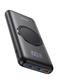 MANIKE - Charmast Power Bank, Wireless Powerbank 20000mAh Induktives Laden Kabellose Ladegerät, 22,5W PD/QC 3.0 Externe Handyakkus - schwarz