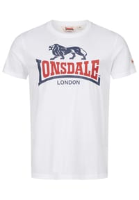 LONSDALE™ - Herren T-Shirt normale Passform LION TWO TONE - Anthracite/Black/White