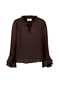 CARTOON - Shirtbluse, Volants, für Damen - 7350 BLACK COFFEE