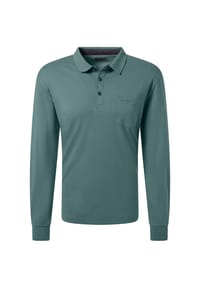 pierre cardin - Langarmshirt aus 100 Prozent Baumwolle - Sagebrush Green