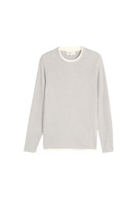 DENIM TOM TAILOR - Pullover, Baumwolle, für Herren - 15398 GREY MEL.