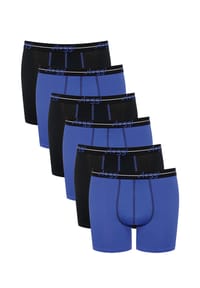 sloggi - Long Short / Pant 6er Pack Start - Blue - Dark combination