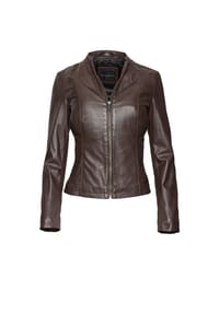 bugatti - Lederjacke BULady-124 aus weichem Leder - black