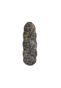 ZELLERFELD - Badematte mit Marmormotiv Rutschfest - Grau/Gold 170 x 58 cm