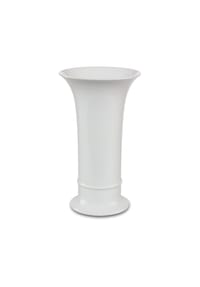 KAISER 1872 Vase Trompete klassisch - Trompete klassisch - weiß