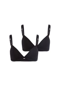 SKINY® - Triangel-BH Cotton Essentials - black