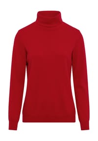 GALERIA - Kaschmir Rollkragenpullover "Finnland", Rippbündchen, für Damen - BLACK