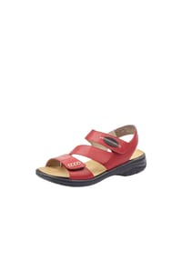 rieker - Sandalen - rosso/schwarz