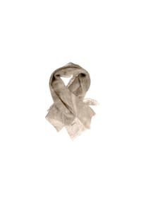 SEEBERGER - Cashmere Schal  mit zartem Druck 180x40cm 19931-0 - offweiss/taupe
