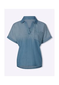 heine - Jeansbluse - black denim