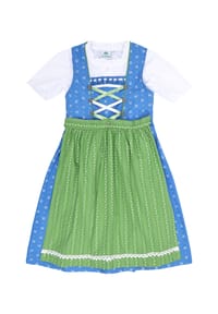 Isar Trachten - Dirndl, Baumwolle, für Kinder - BLAU