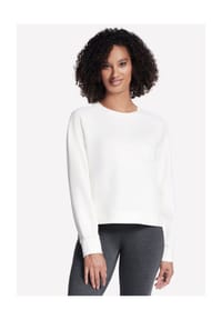 SKECHERS® - Sweatshirt SKECHLUXE ELEVATE CREWNECK - off white