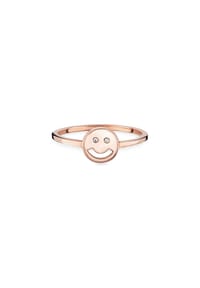 caї - Ring 925/- Sterling Silber 2 Zirkonia - rot