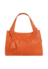 Cluty - Shopper Echt Leder, Made In Italy - braun