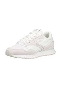 Marc O'Polo - Veloursleder/Mesh Sneaker - Weiß
