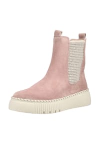 Gabor® - Veloursleder/Textil Stiefelette - Kiesel
