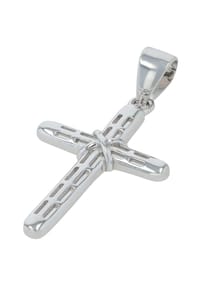 Adelia's Cross Collection - Anhänger – Kreuz Kreuzanhänger aus 925 Silber - silber