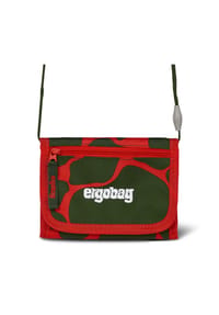 ergobag Zubehör - Brustbeutel "FeuerspeiBär", Klettverschluss - ORANGE/GRÜN