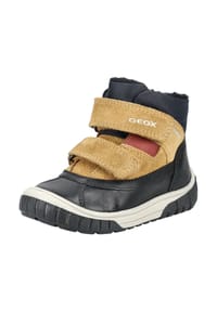 GEOX - Leder/Textil Stiefelette - Schwarz/Blau