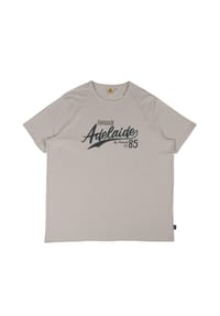 ROADSIGN® australia - Herren T-Shirt Trademark Vintage-inspirierter Print für einen authentischen Freizeitlook - beige