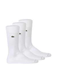 LACOSTE - Herren Socken, 3er Pack - Socks, Business, Baumwoll-Mix, Logo, einfarbig - Blau