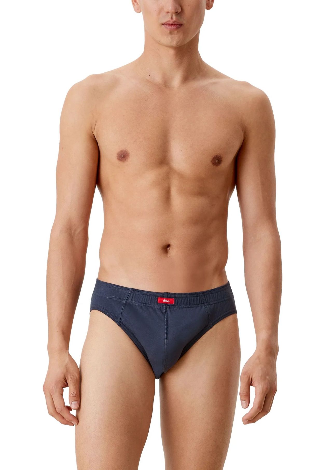 S.Oliver Slip, 7Er-Pack, Logo-Bund, FüR Herren, Blau, Xl