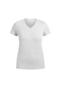 SMILODOX - T-Shirt Nela Modal - Grau Melange