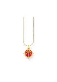 Thomas Sabo - Festival Kette mit Palmen-Anhänger - gelbgoldfarben