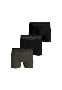 BJÖRN BORG - Herren Boxershorts, 3er Pack - Cotton Stretch Trunks, Big Logo, Unterhose, Baumwolle - Blau
