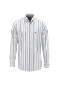 FYNCH-HATTON® - Freizeithemd, Body-Fit, Langarm, Button-Down-Kragen, für Herren - 744  MINT