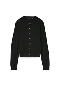 VERO MODA® - Strickjacke, Knopfleiste, für Damen - 177868 BLACK