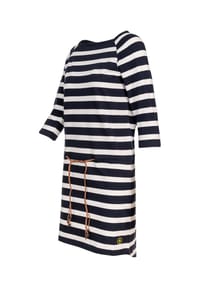 salzhaut - Knielanges Kleid (Midi) FREDI - Navy-White