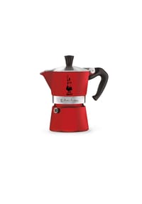 BIALETTI - Espressokocher Moka Express Color für 1 Tasse, Aluminium, Rot, 60 ml - Rot
