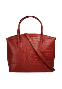 Cluty - Handtasche Echt Leder, Made In Italy - alt-rosa