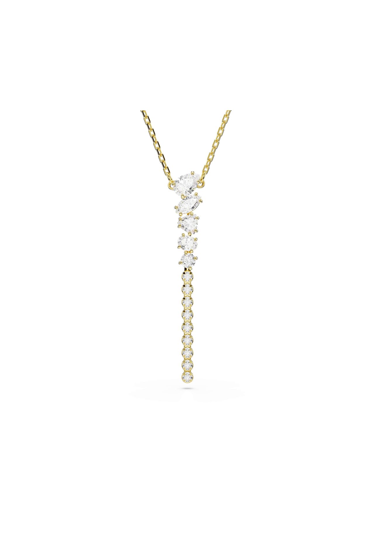 Swarovski Damen Kette Mit Anhänger Gold in Größe 43