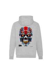 OLDSKULL - Kapuzensweater Xtreme Vivid Skull Graphic mit angesagtem Totenkopf-Print - Black