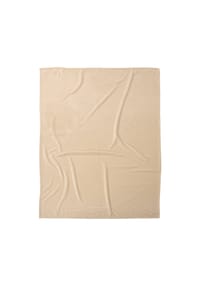 TOM TAILOR - Wohndecke - WELLSOFT DECKE, Samtweich, Kuscheldecke, einfarbig - Beige