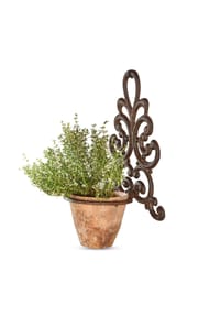 LOBERON Pflanztopfhalter Cecile antikbraun - Amphoren - antikbraun