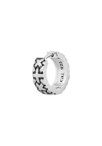 caї - Single-Ohrring 925/- Sterling Silber - Silbergrau