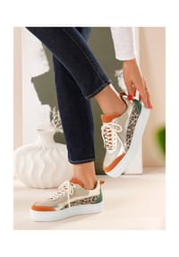 heine - Sneaker - beige-bunt