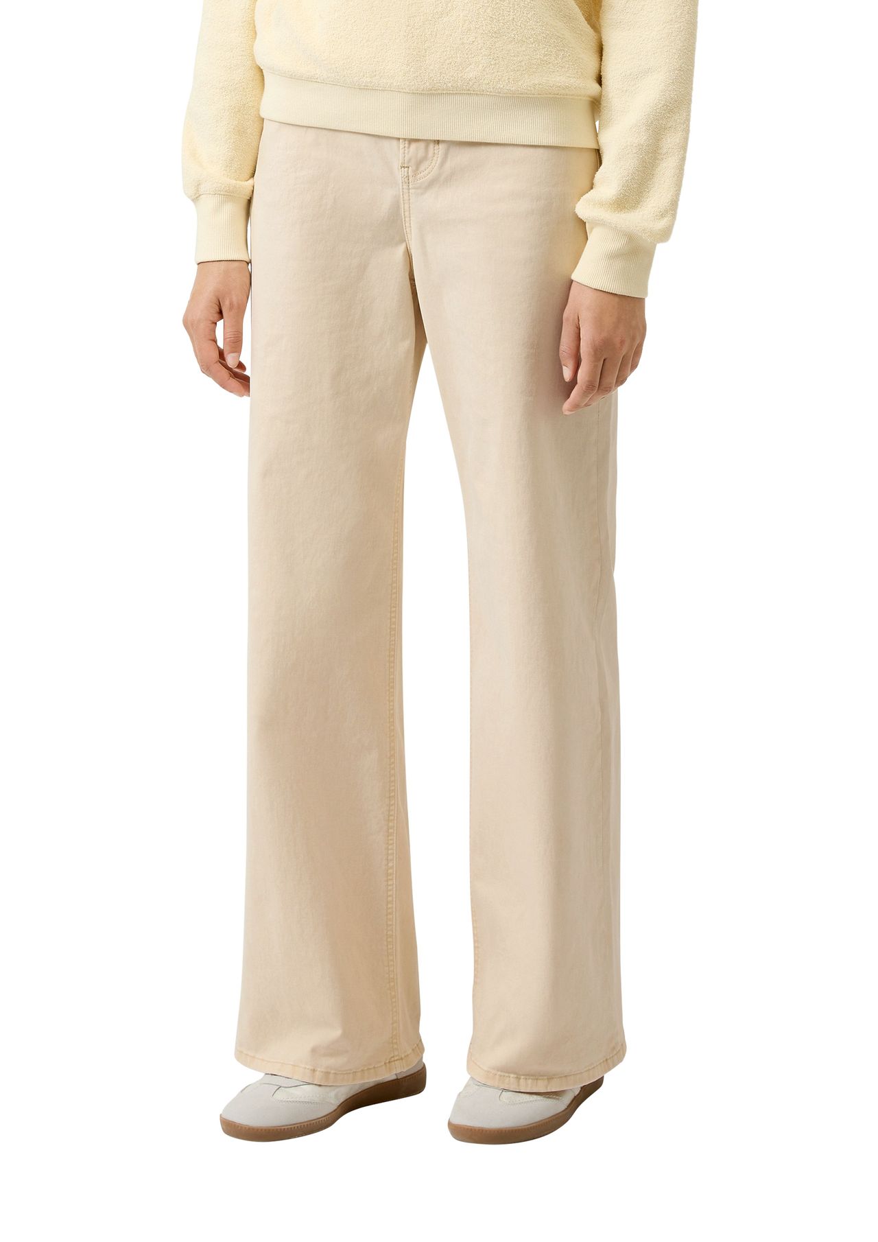 S.Oliver Red Label Jeans Suri, Wide-Leg, FüR Damen, Beige, 36/32