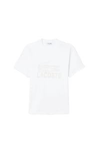LACOSTE - T-Shirt Kurzarmshirt - 001 WHITE