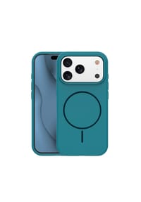 COFI - TFO Silicone Thin Mag kompatibel mit Apple iPhone 14 Türkis - Transparent