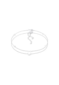 elli. - Fußschmuck Stern Halbmond Astro Duo Set 925 Silber - Gold