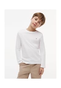 TOMMY HILFIGER - T-Shirt, Baumwolle, für Kinder - 123 WHITE