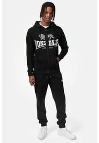 LONSDALE™ - Herren Trainingsanzug mit Kapuze normale Passform YETLINGTON - Black/White/Grey