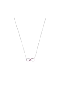 TOM TAILOR - Kette mit Anhänger für Mädchen, Silber 925, Zirkonia | Infinity - silber
