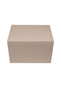 WINDROSE - Schmuckkasten Luxora, Kunstleder - BEIGE/ 12