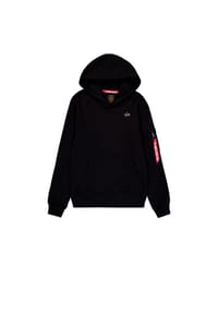 ALPHA INDUSTRIES® - Kapuzenpullover CAMO Hoodie - schwarz