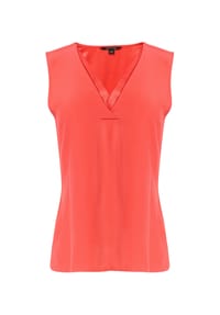 comma, - Blusentop, V-Ausschnitt, für Damen - 4294  LILAC/PINK